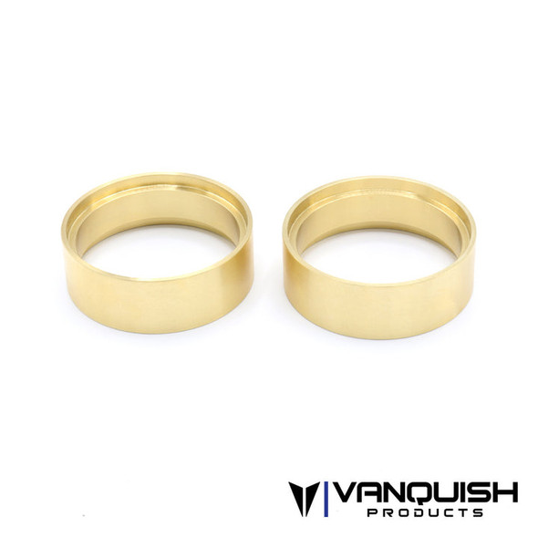Vanquish VPS05253 1.9 0.8'' Brass Wheel Clamp Rings (2)