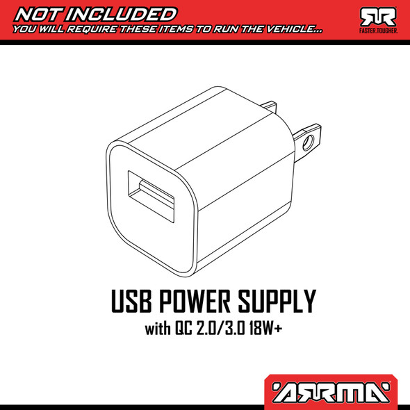 ARRMA ARA3230SKT2 1/10 GORGON 4X2 MEGA 550 Brushed Monster Truck Kit w/Battery & Charger