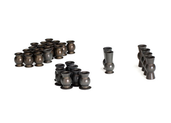 Traxxas 8274 Hollow ball set, complete, TRX-4 (aluminum, PTFE-coated)