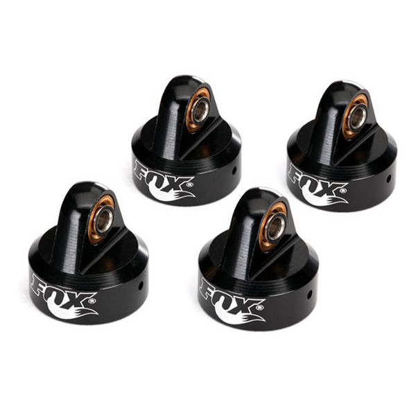 Traxxas 8456 Aluminum Shock Caps Fox Shocks (2) Black : Unlimited Desert Racer