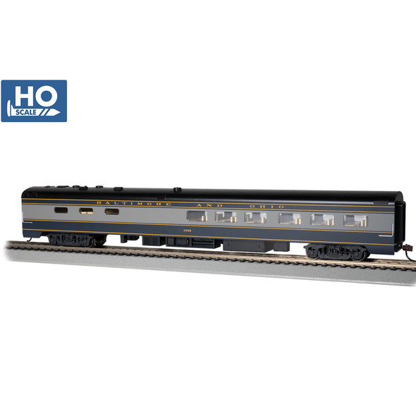 Bachmann 14801 Baltimore & Ohio 85' Smooth-Side Dining Passenger Car HO Scale