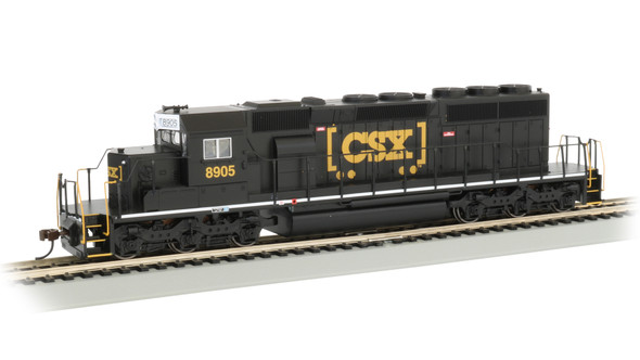 Bachmann 60917 CSX® BLACK (HTM™) #8905 EMD SD40-2 Diesel Locomotive HO Scale