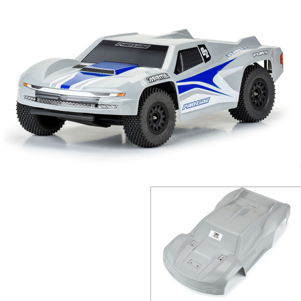 Pro-Line - PRO369814 1/10 Pre-Cut Sector Tough-Color Stone Gray Body for ARRMA Fury
