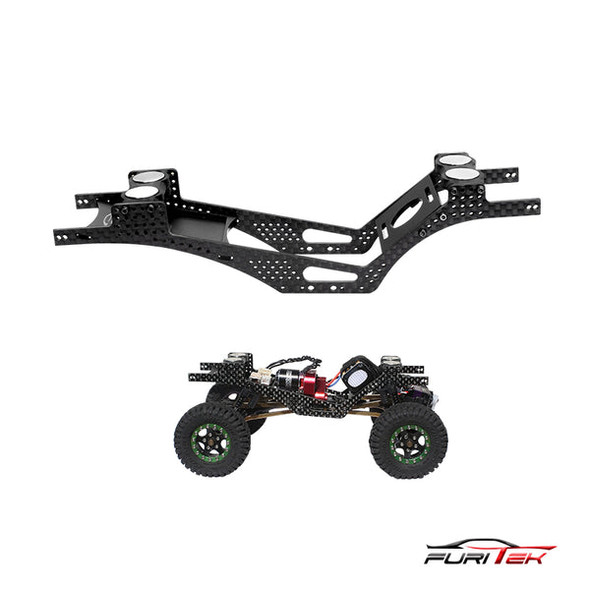 Furitek Carbon Fiber Grasshopper Frame Kit for SCX24 Gladiator