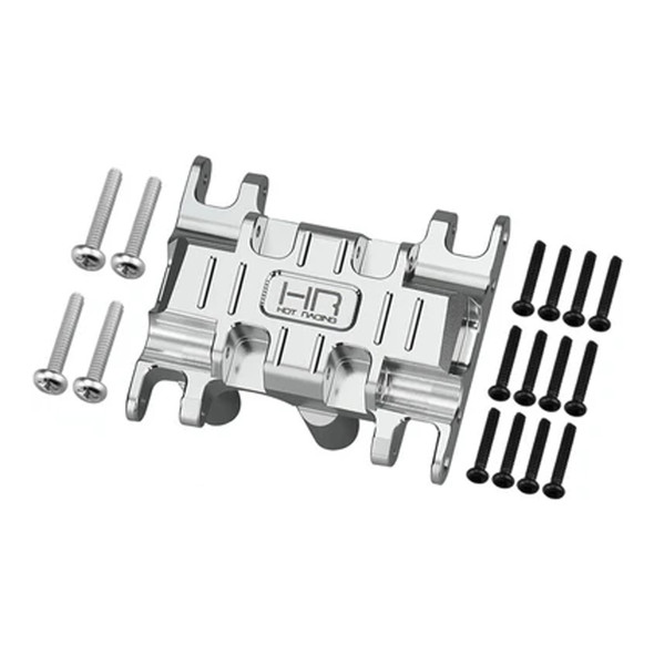 Hot Racing SXTY38LH08 Clear Anodized T6 Aluminum Center Gear Box Mount for SCX30