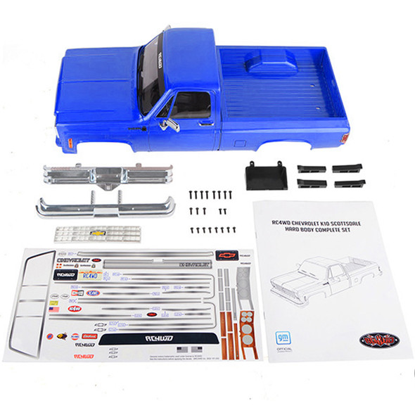 RC4WD Z-B0274 Chevrolet K10 Scottsdale Hard Body Complete Set (Blue)