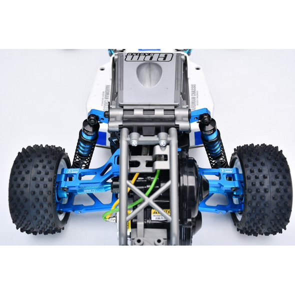 GPM 7075-T6 Aluminum Rear Lower Suspension Arms Sky Blue for Tamiya 1/10 DT-04