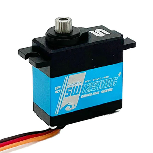 Savox SW1250MGP WP Premium Mini Digital Servo w/ Soft Start 0.10sec / 111.1oz @ 7.4V