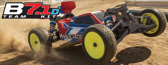 Associated 90047 1/10 RC10B7.1D 2WD Electric Off-Road Competition Buggy Kit