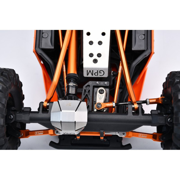 GPM Aluminum Servo Steering Link Blue for Vanquish 1/10 H10 Optic Yokohama