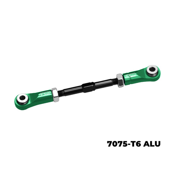 GPM Aluminum Servo Steering Link Green for Vanquish 1/10 H10 Optic Yokohama