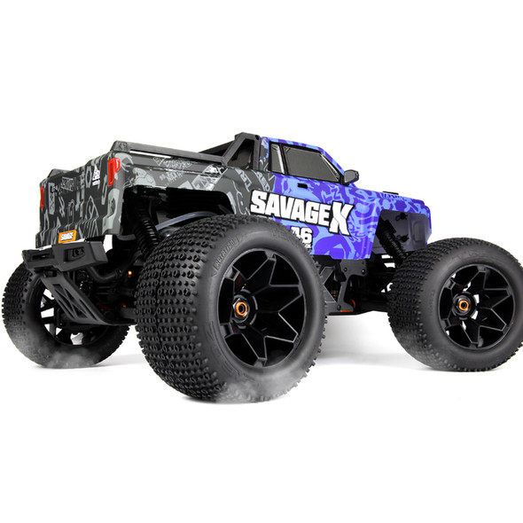 HPI 160585 1/8 Savage X 4.6 GT-6 4WD Nitro Monster Truck Blue