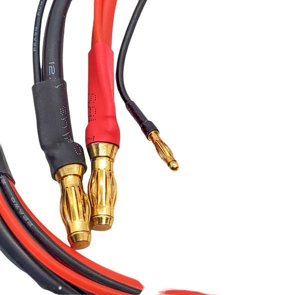 NHX RC 4.0mm to 5.0mm Banana Male 2S Balance Charge Lead Connector 450mm