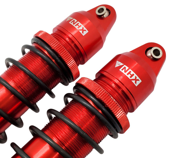 NHX RC Aluminum Shock Set 232mm - Red : Traxxas 1/5 X-MAXX