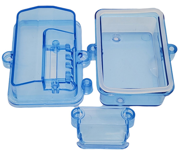 NHX RC 1/10 Plastic Waterproof Receiver Box -Blue