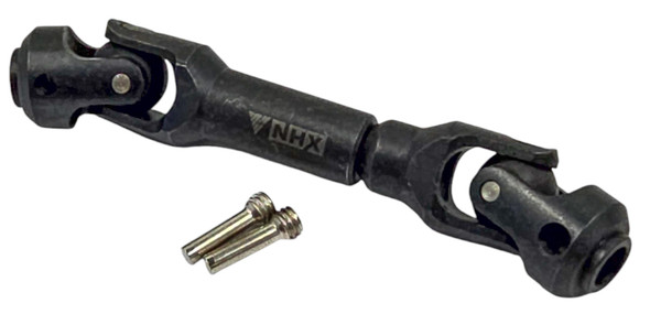 NHX RC 75.5-95.5mm Metal Splined Center Driveshaft CVD Set for 1/10 Crawler