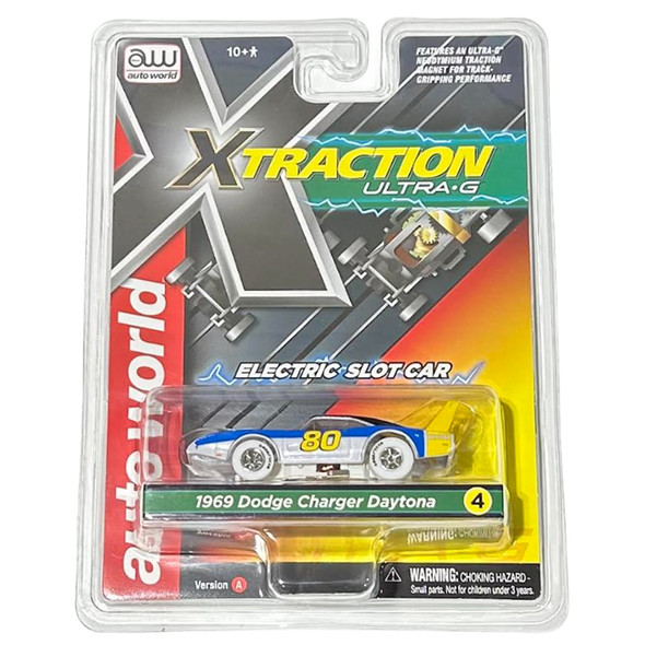 Auto World Xtraction 1969 Dodge Daytona iWheels HO Scale Slot Car