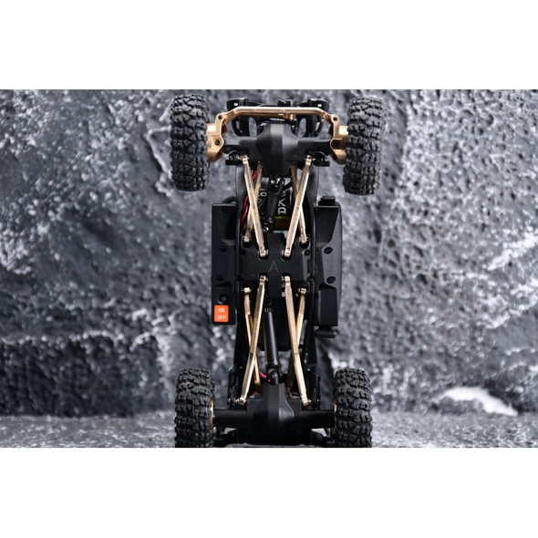GPM Brass Front & Rear Link Set for AXIAL 1/30 SCX30 Ford Bronco / Jeep Wrangler JLU