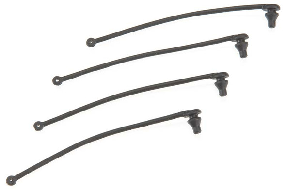Traxxas 5750 Body Clip Retainer Black Spartan (4)