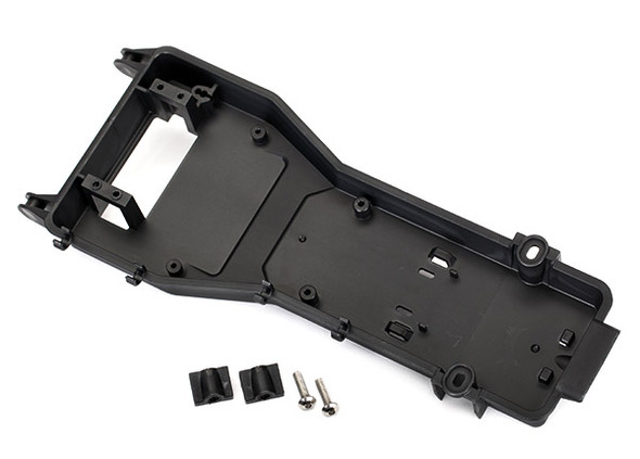 Traxxas 5772 Radio Tray / Radio Tray Retainer w/ Stuffing Tube Clamp