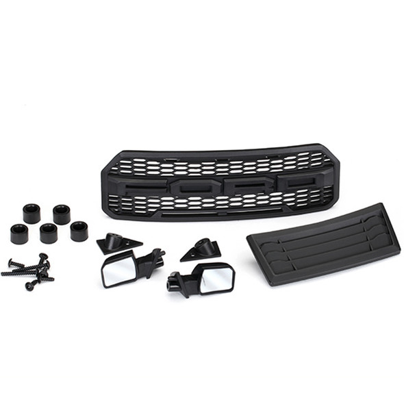 Traxxas Body accessories kit, 2017 Ford Raptor® grill, hood insert, side mirrors