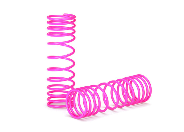 Traxxas 5857P Springs Front Pink Progressive Rate (2)