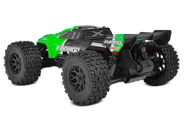 Corally C-00230-G FURAGO XD 4WD RTR Monster Truck Green Brushed 2S w/Battery/Charger