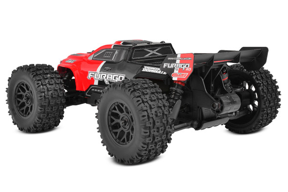 Corally C-00230-R FURAGO XD 4WD RTR Monster Truck Red Brushed 2S w/Battery/Charger