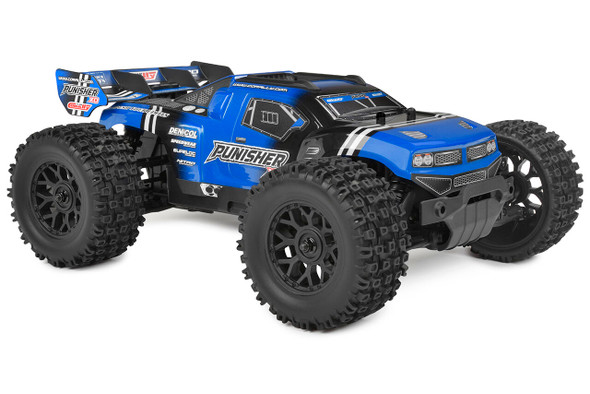 Corally C-00231-B PUNISHER XD RTR Monster Truck Blue Brushed 2S w/Battery/Charger