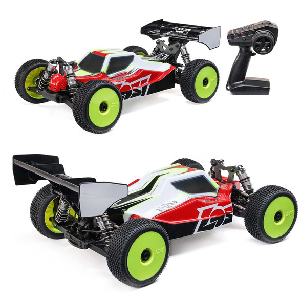 Losi LOS04018 1/8 8IGHT-XE 4S 4X4 RTR Brushless Race Buggy, Clear Body