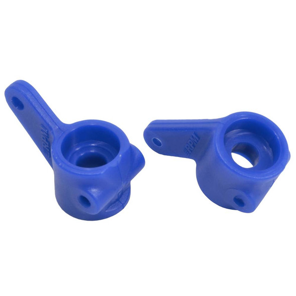 RPM 80375 Blue Front Bearing Carriers : 2WD Slash / Stampede / Rustler & Bandit