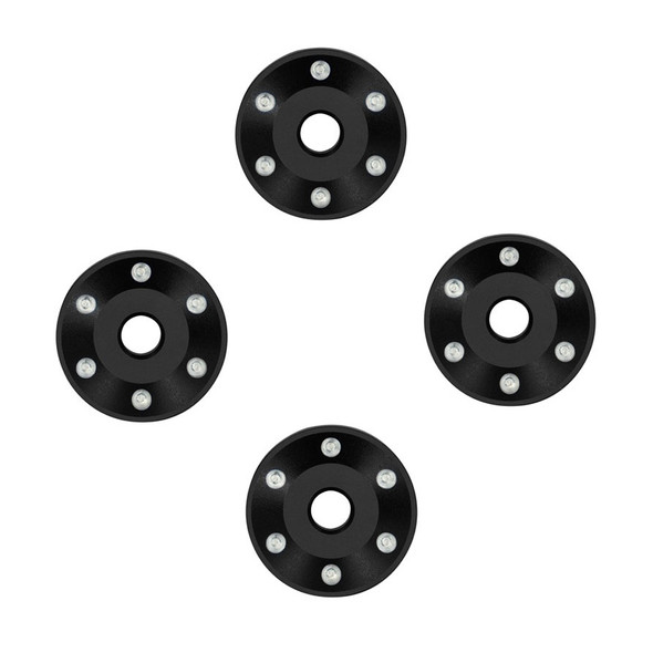 Traxxas 10257-BLK Aluminum Wheel Washers Black (4) for Maxx Slash