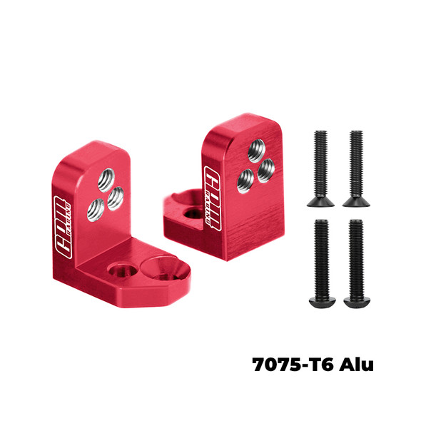 GPM New Design Adjustable Rear Shock Mount Red for Vanquish 1/10 H10 Optic
