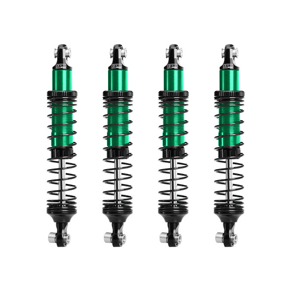 GPM Aluminum F&R Adjustable Progressive Spring Shock 89mm Green for Vanquish H10 Optic