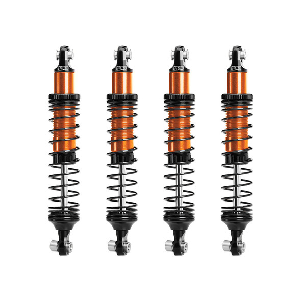 GPM Aluminum F&R Adjustable Progressive Spring Shock 89mm Orange for Vanquish H10 Optic
