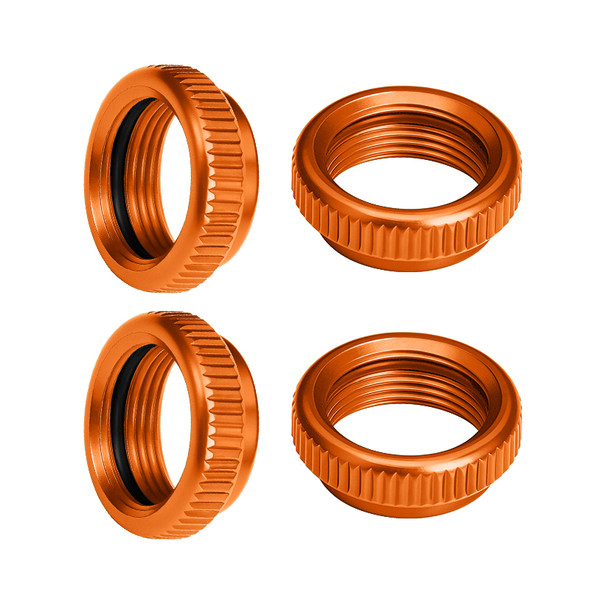 GPM 6061-T6 Aluminum Shock Collars Orange (4Pcs) for ARRMA 1/16 Mini Kraton