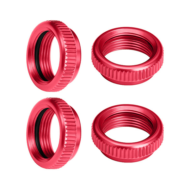 GPM 6061-T6 Aluminum Shock Collars Red (4Pcs) for ARRMA 1/16 Mini Kraton
