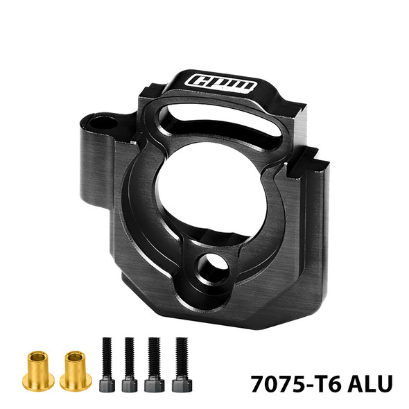 GPM Aluminum Adjustable Motor Mount Black for ARRMA 1/16 Mini Kraton 3S