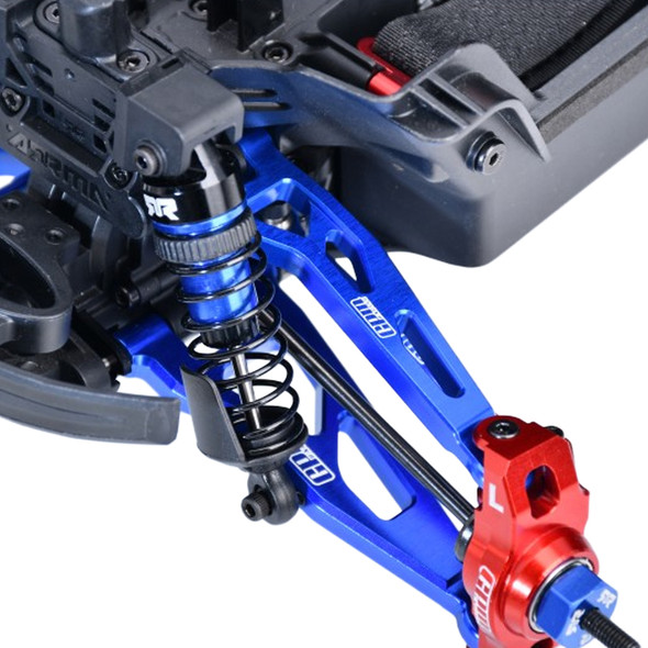 GPM Aluminum Front Lower Suspension Arms Purple for ARRMA 1/16 Mini Kraton