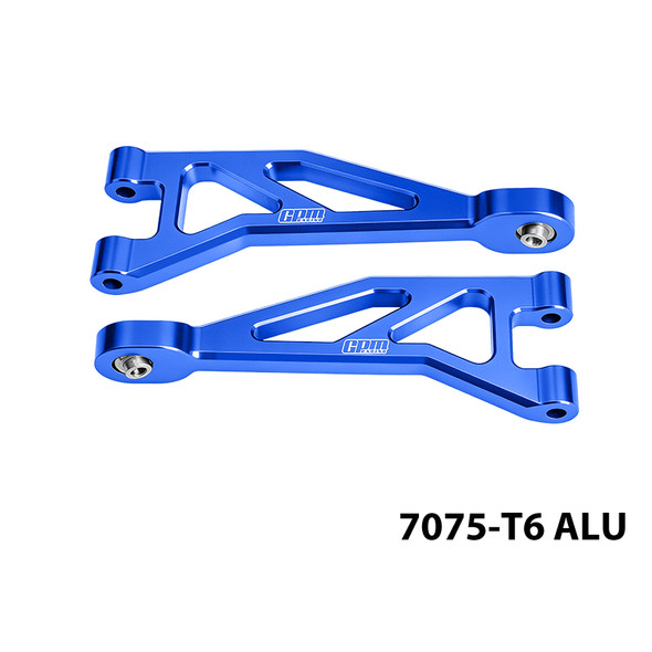 GPM Aluminum Rear Upper Suspension Arms Blue for ARRMA 1/16 Mini Kraton