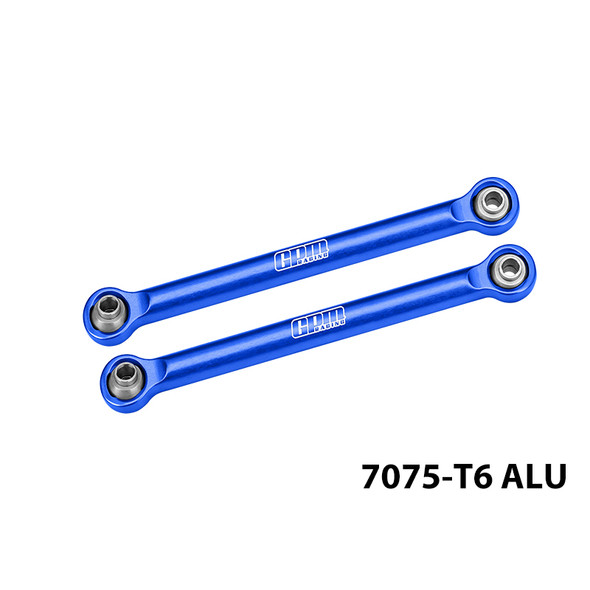GPM Aluminum Front Steering Toe Links Blue for ARRMA 1/16 Mini Kraton 3S