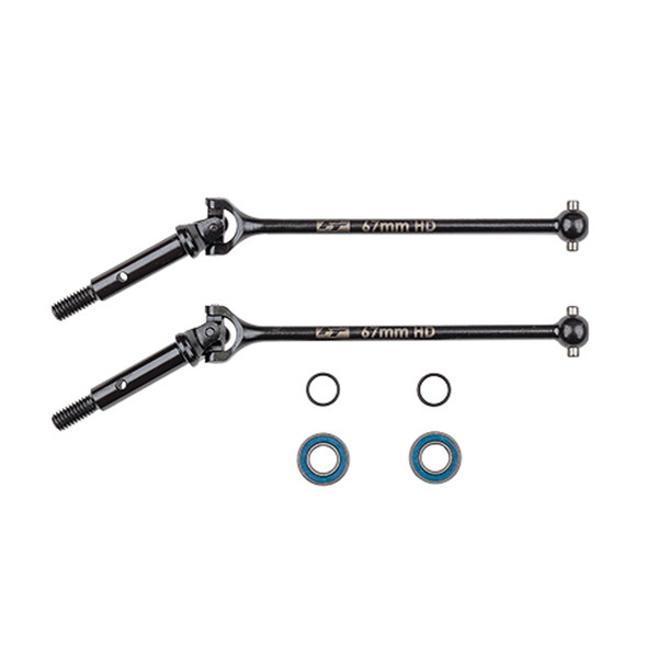 Associated 92573 Universal Driveshaft Set, 67mm for RC10B7 / RC10B7D