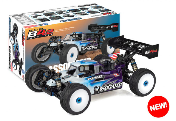Associated 80954 1/8 RC8B4.2 4WD Nitro Off-Road Competition Buggy Kit