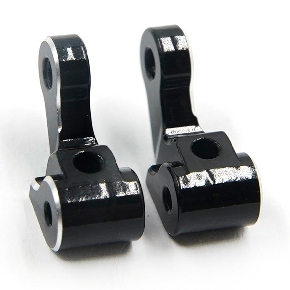 Yeah Racing TARC-030BK Alum Front Steering Knuckle Set for Associated 1/24 RC10