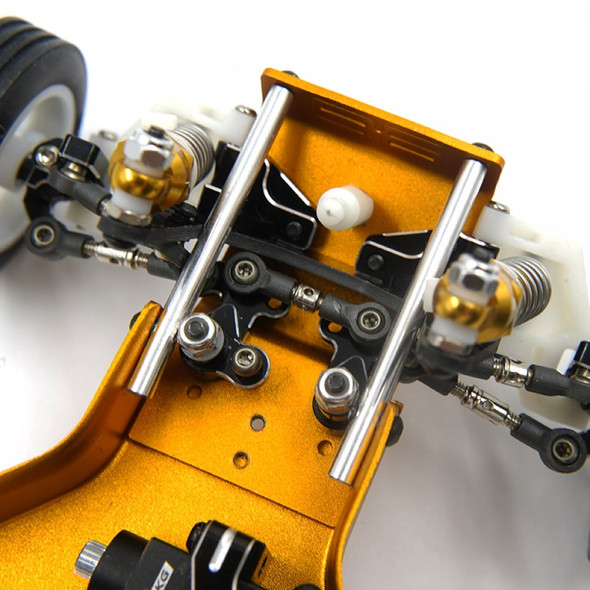 Yeah Racing TARC-033BK Aluminum Steering Set for Associated 1/24 RC10 Buggy