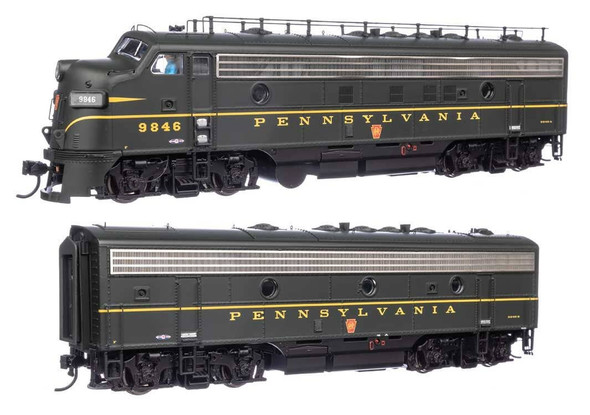 Walthers 920-49539 EMD FP7 & F7B STANDARD DC Pennsylvania Railroad #9846A, #9846B