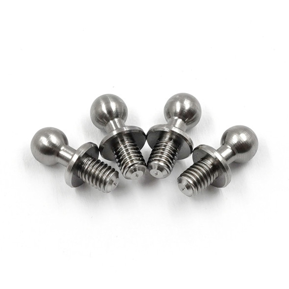 Yeah Racing YA-0769SV High Precision 64 Titanium Ball Stud 4.3mm x 4mm (4Pcs)