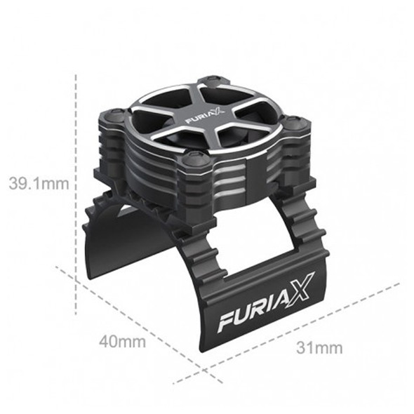 SkyRC FuriaX CoolSink Pro 1/10 Motor Fan Kit Black