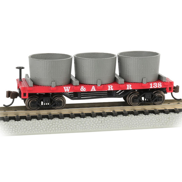 Bachmann 15551 Old-Time Water Tank Car - Western & Atlantic - Freight Car N Scale