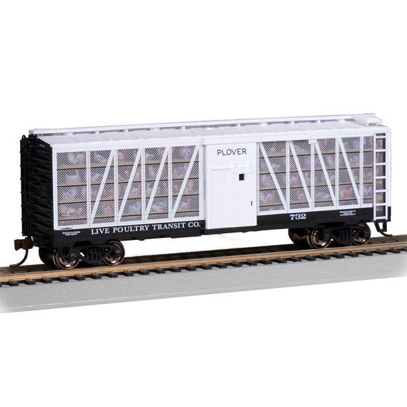 Bachmann 15906 Live Poultry Car Co. #732 (Plover w/Turkeys) Freight Car HO Scale